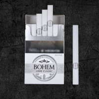 Сигариллы Бохем Либре Классик Сильвер Кинг Сайз (Bohem Libre Classic Silver King Size) Сигариллы классические крепостью 3 мг , формата Кинг Сайз