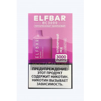 Электронная сигарета Эльф Бар 3000 затяжек Клубника Лёд (Elf Bar BC 3000 Strawberry Ice)