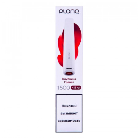 Электронная сигарета Plonq Plus Strawberry Pomegranate (Плонг Плюс Клубника Гранат)