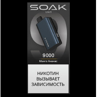 Электронная сигарета SOAK 9 Манго Ананас (Mango Pineapple)