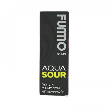 Жидкость FUMMO AQUA SOUR Йогурт С Кислой Клубникой 20mg 30ml